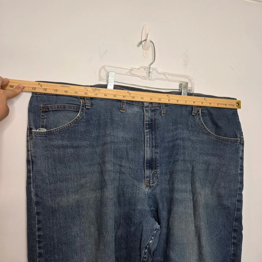 Wrangler‎ Five Star Premium Denim Mens 46x32 Blue Straight Leg Jeans 97FXWXD